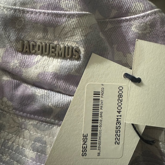 Authentic Jacquemus Print Faded Flowers Bucket Hat - Picture 6 of 7